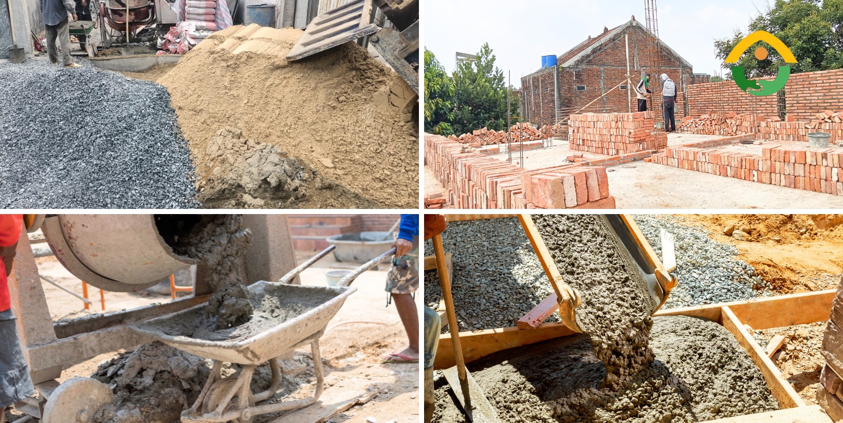 Vật tư phần thô nhà cấp 4