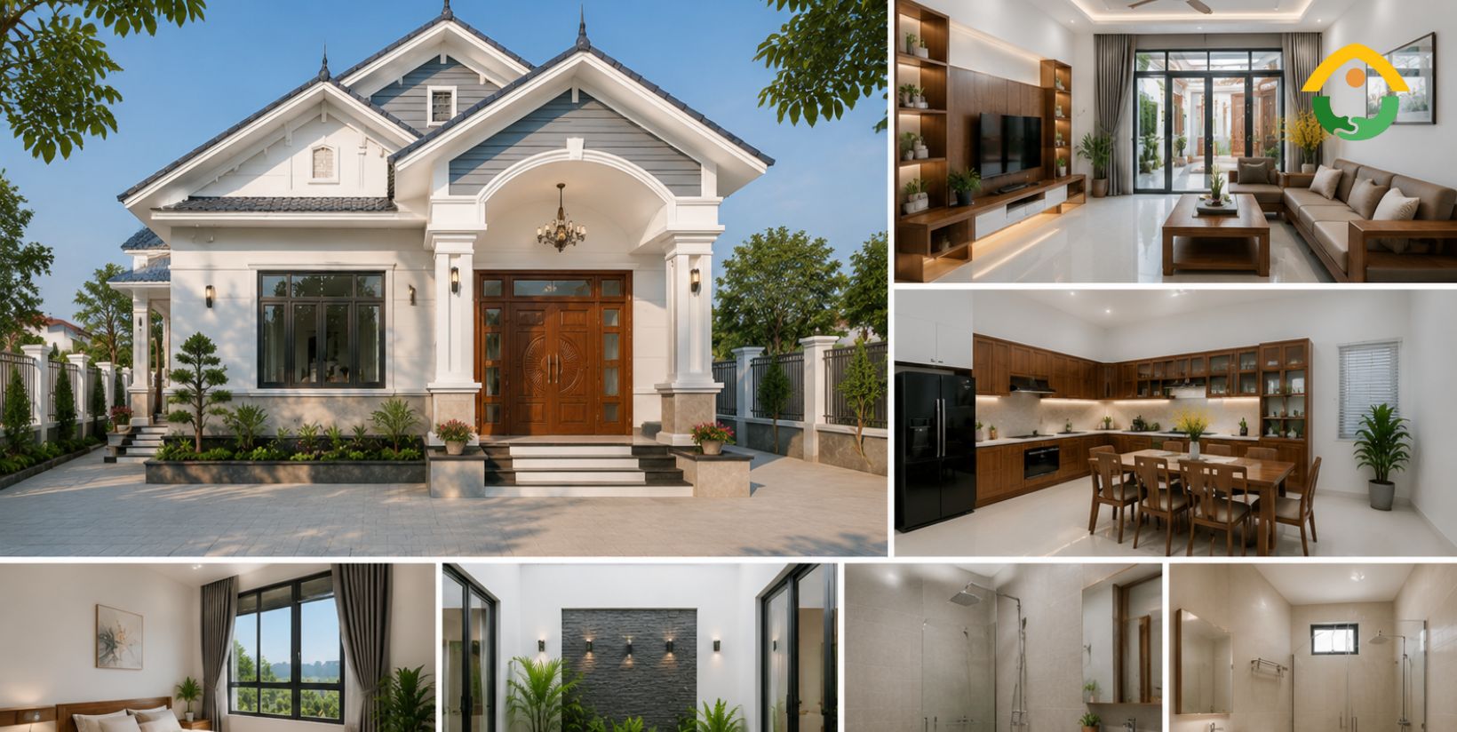 Bàn Giao Nhà Cấp 4 Mái Thái 120m2