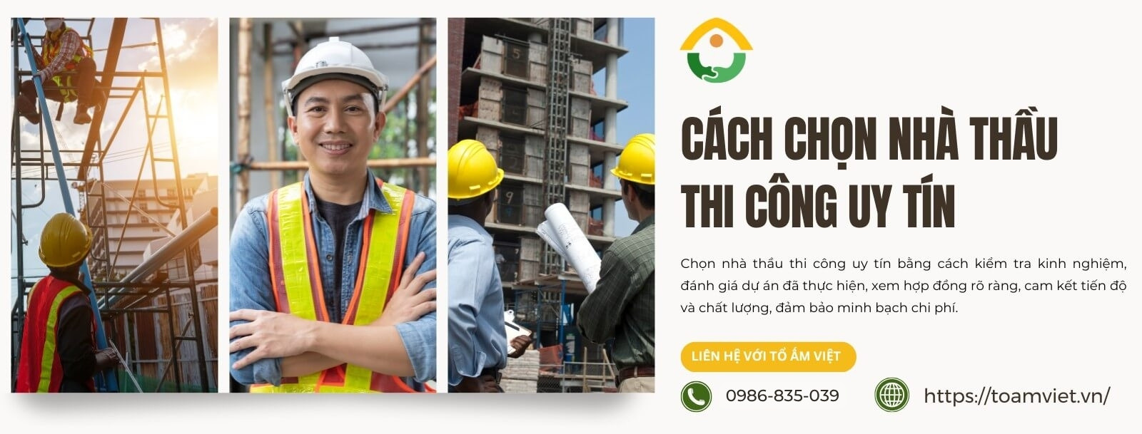 cách chọn nhà thầu  thi công uy tín