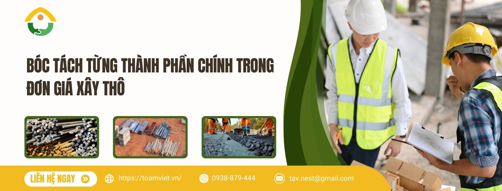 Chi tiết đơn giá xây nhà thô