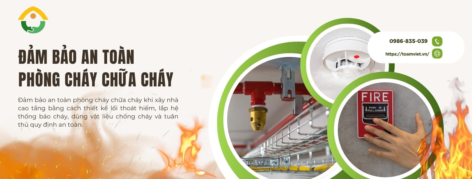 Đảm Bảo An Toàn Phòng Cháy Chữa Cháy Khi Xây Dựng Nhà Cao Tầng