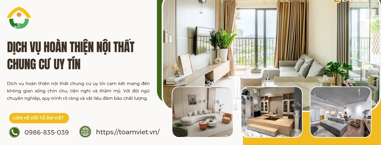 Dịch vụ hoàn thiện nội thất chung cư uy tín