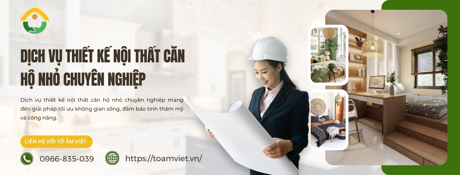 Dịch vụ thiết kế nội thất căn hộ nhỏ