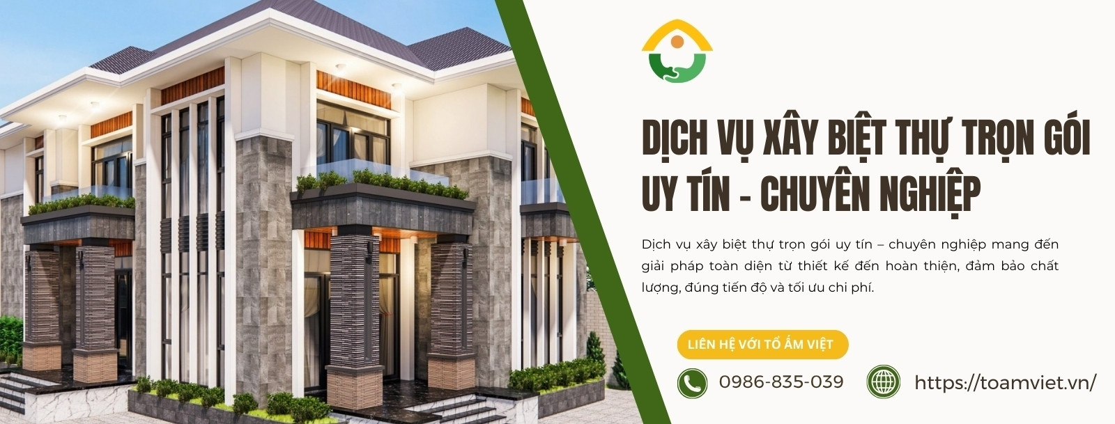 Dịch vụ xây biệt thự uy tín
