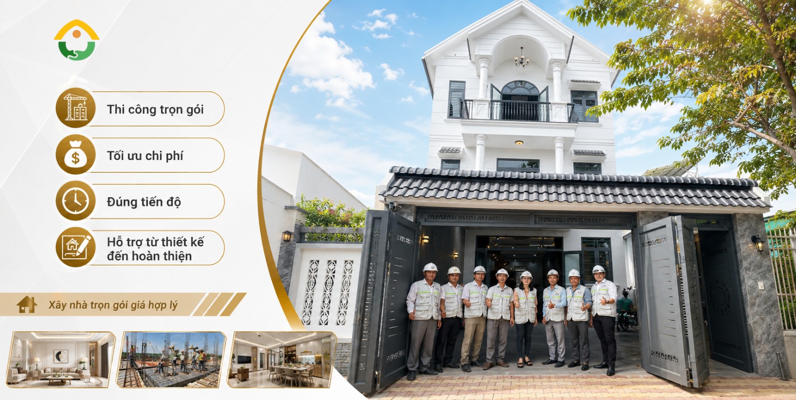 Dịch vụ xây nhà trọn gói giá rẻ