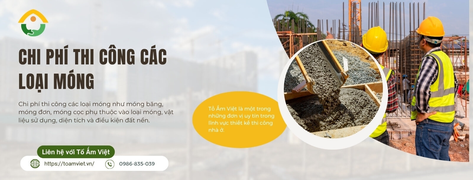 chi phí thi công các loại móng