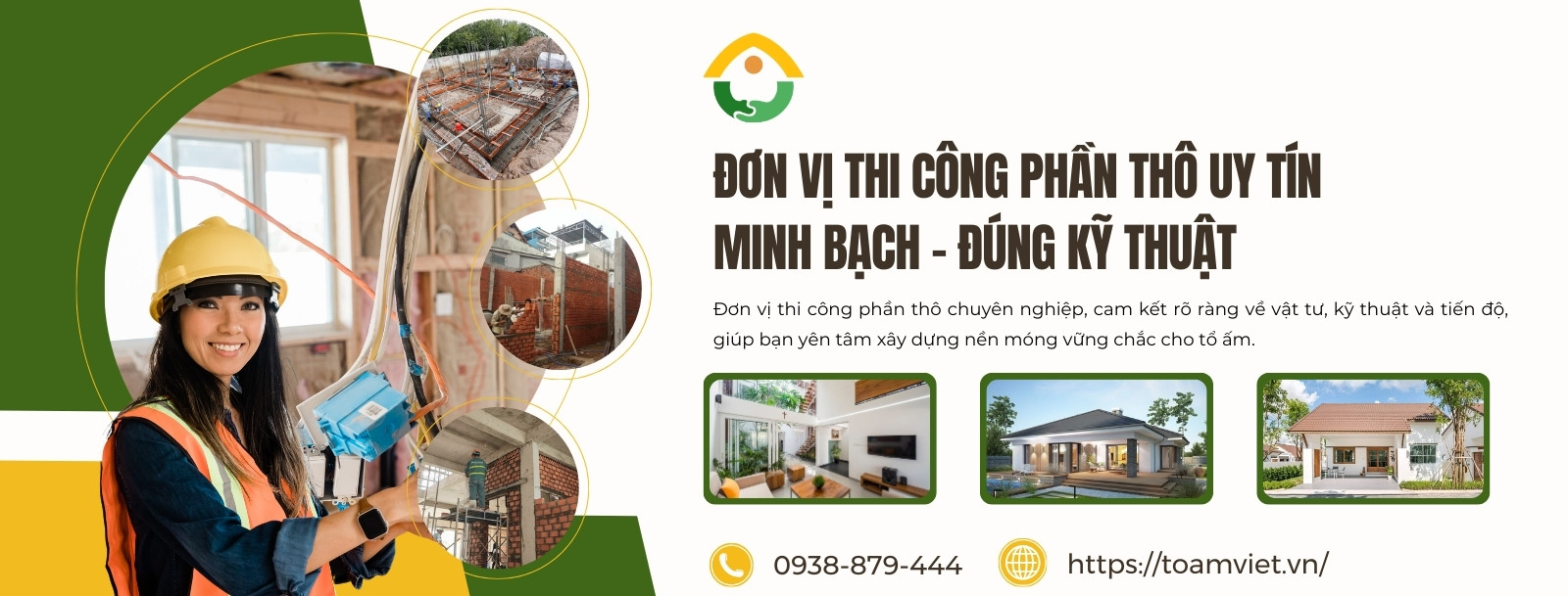 Đơn vị thi công nhà thô uy tín