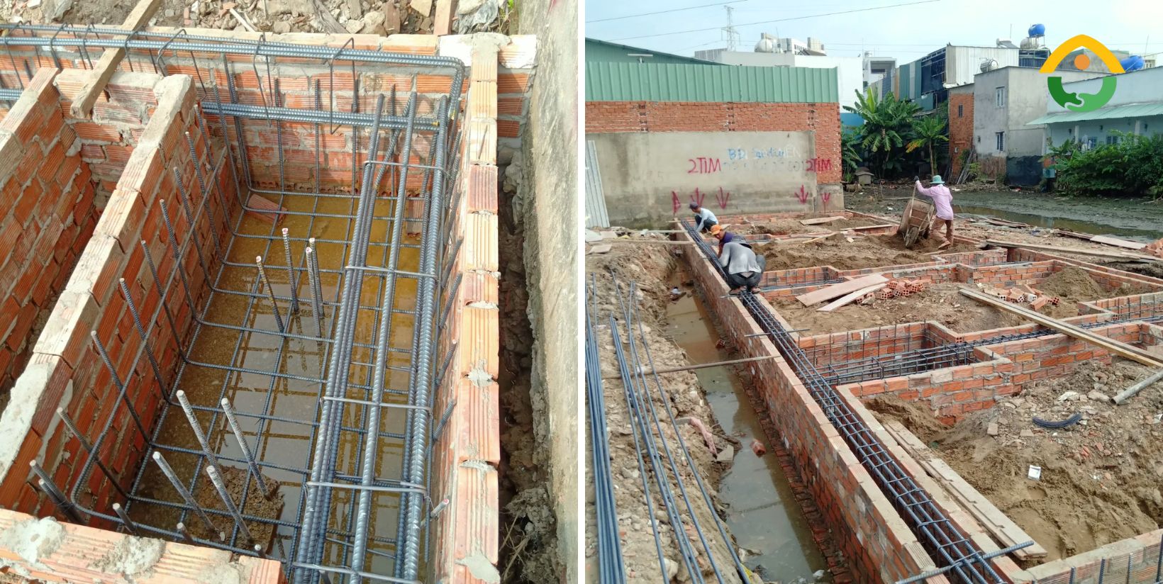 Gia công và lắp đặt hệ thống cốt thép móng