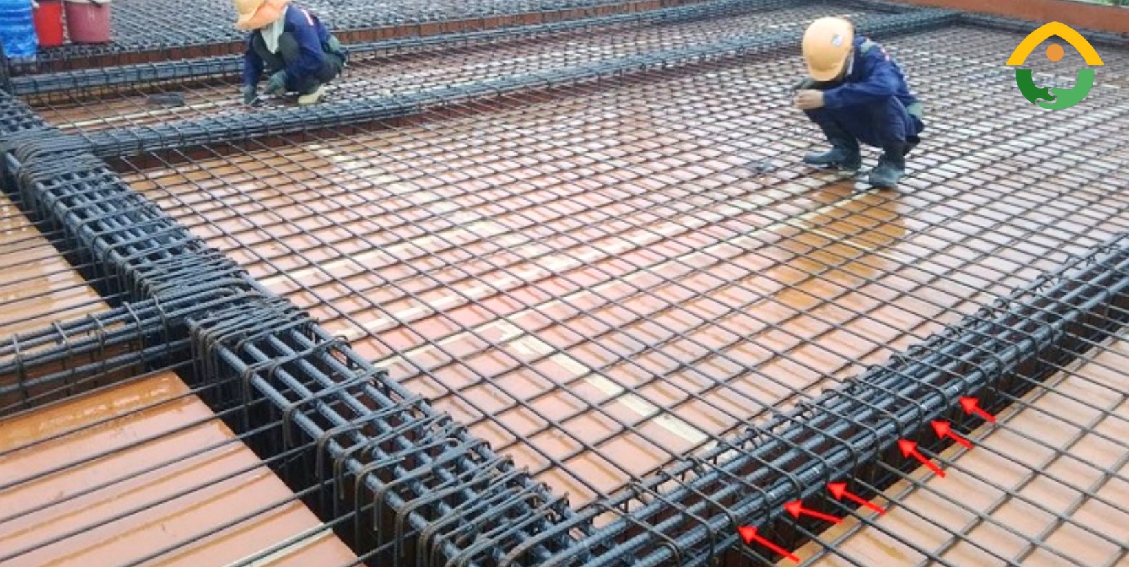 Gia công và đặt thép móng