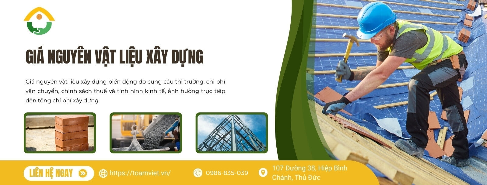 giá nguyên vật liệu xây dựng