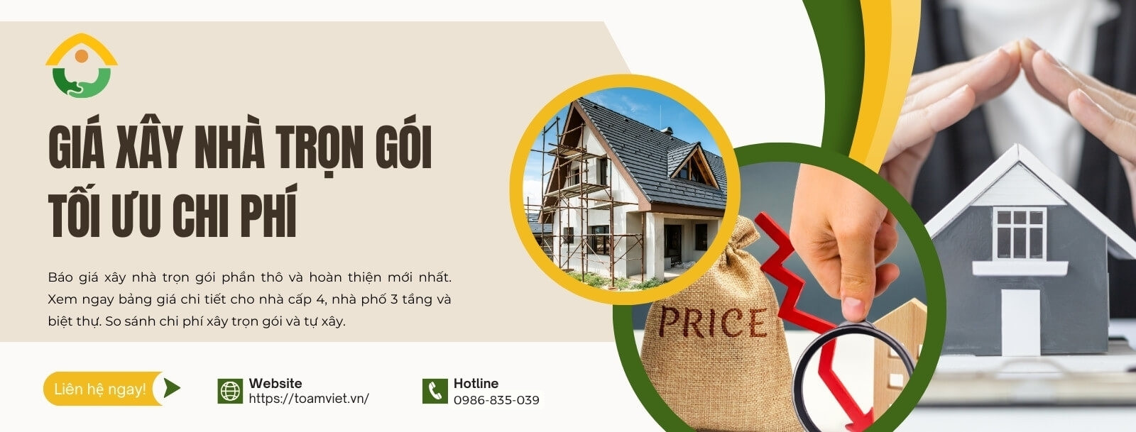 giá xây nhà trọn gói tối ưu chi phí