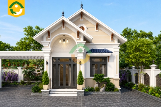 bản vẽ nhà cấp 4 mái thái