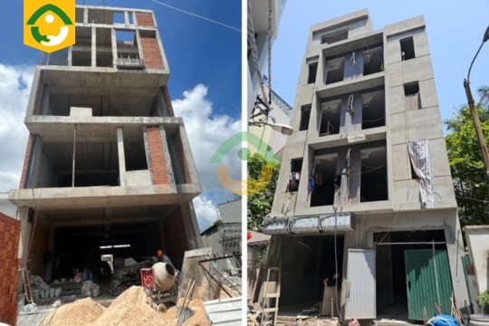 chi phí xây nhà nghỉ 5 tầng