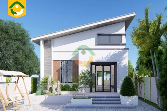 mẫu nhà cấp 4 đẹp 5x20