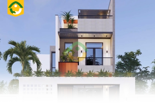 mẫu nhà ống 2 tầng đẹp