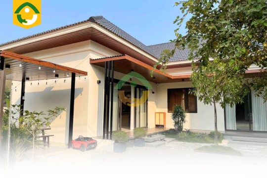 nhà cấp 4 chữ L hiện đại
