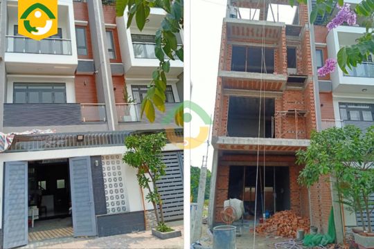 thi công nhà phố quận 12 TP.HCM 