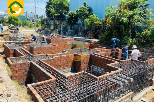 Xây nhà phần móng