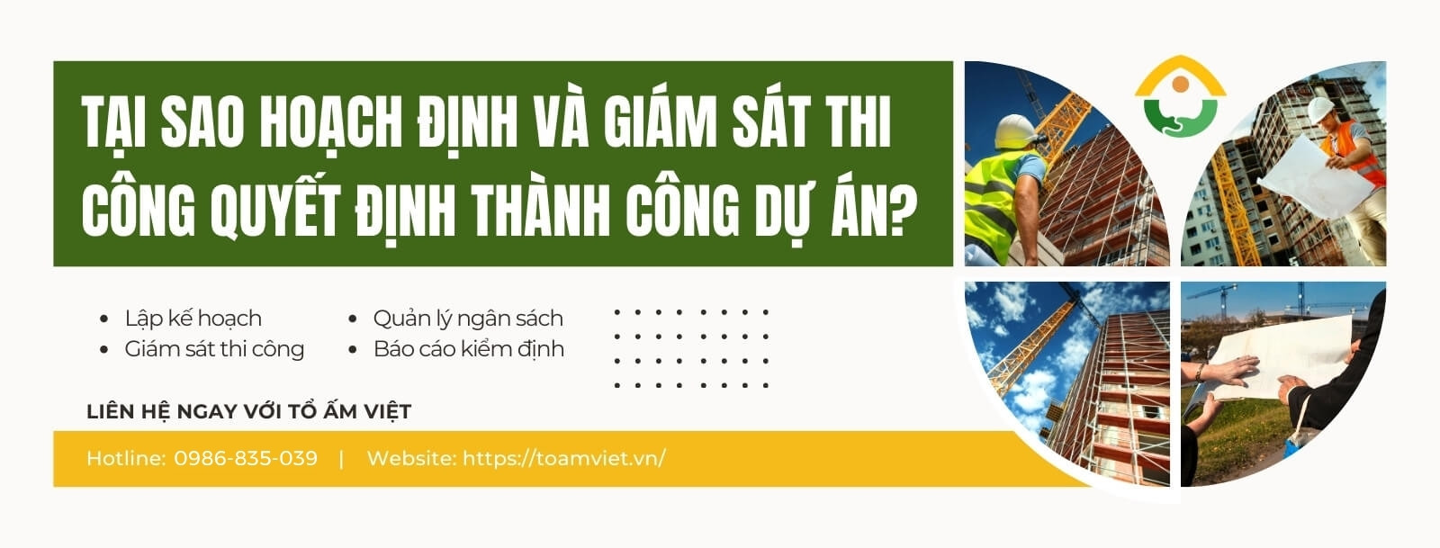 Hoạch định giám sát thi công bí quyết tối ưu chi phí