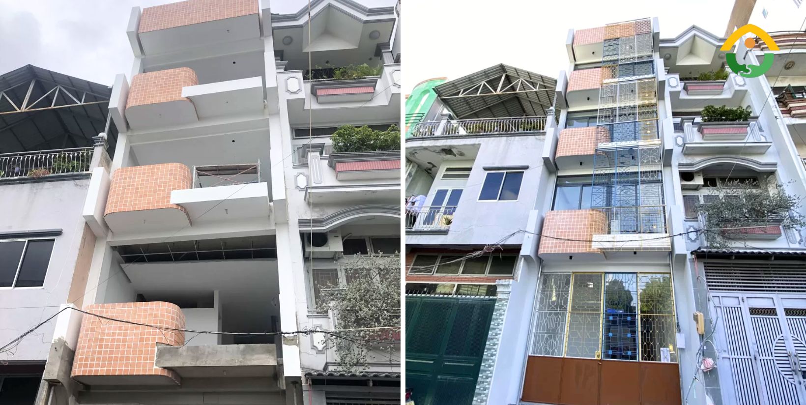 Hoàn thiện mặt tiền