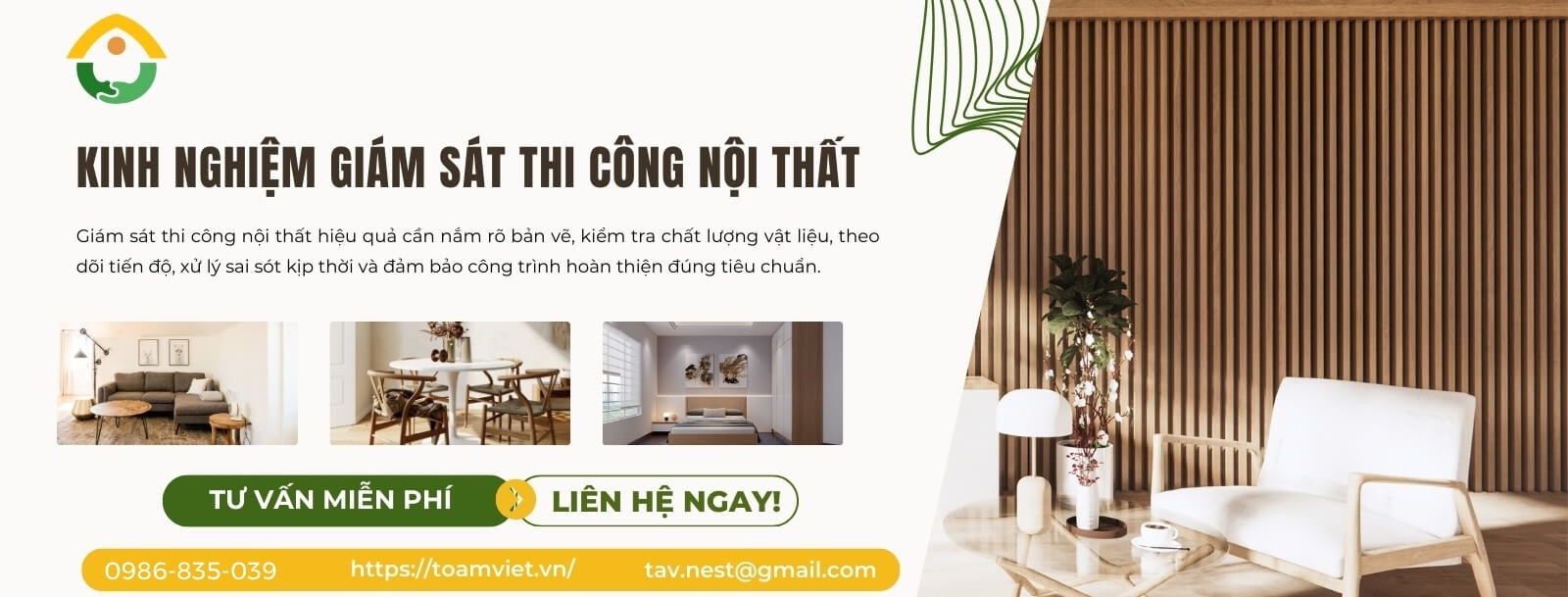 Kinh nghiệm giám sát thi công nội thất