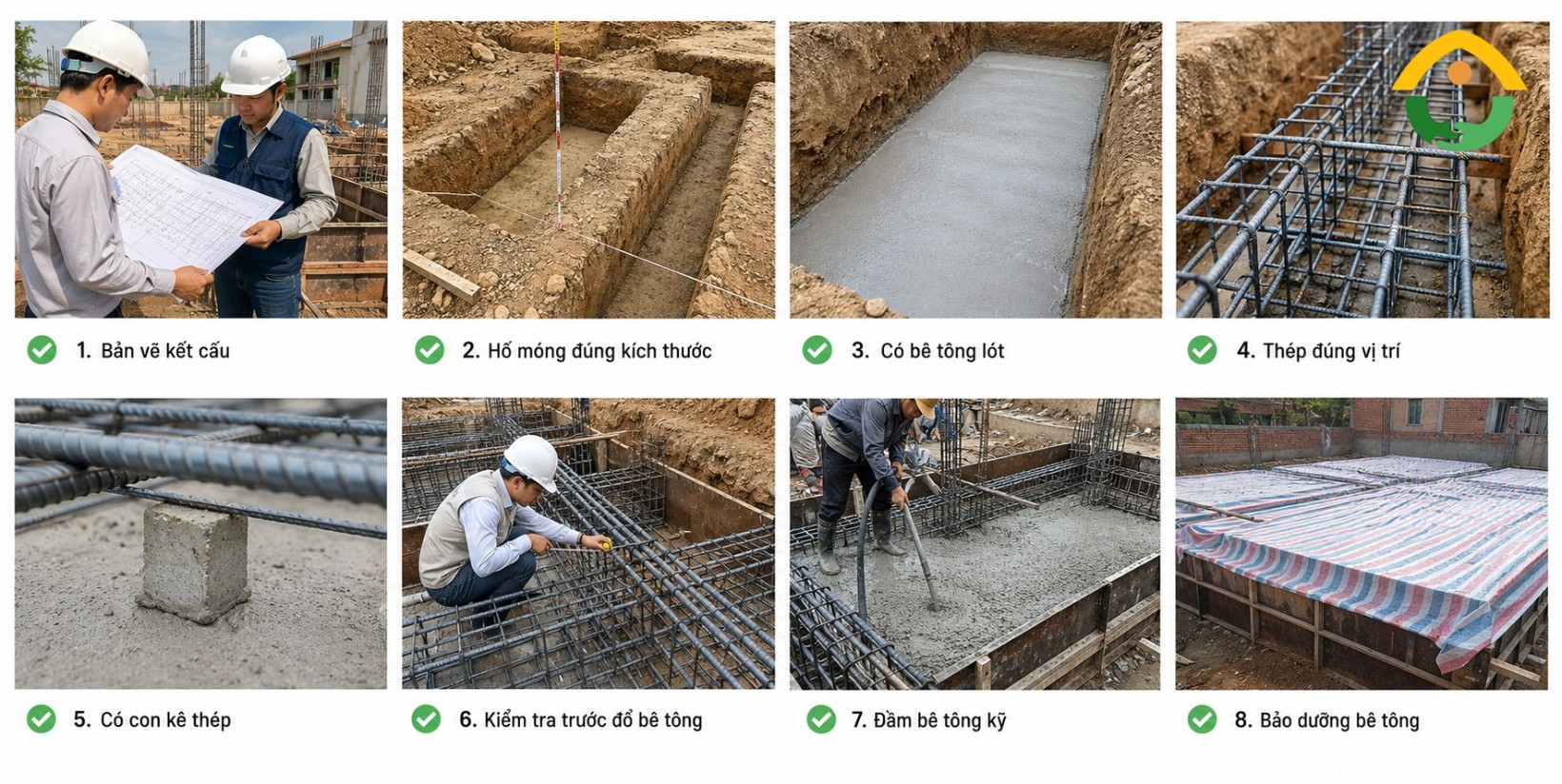 Kinh nghiệm kiểm tra móng nhà cấp 4