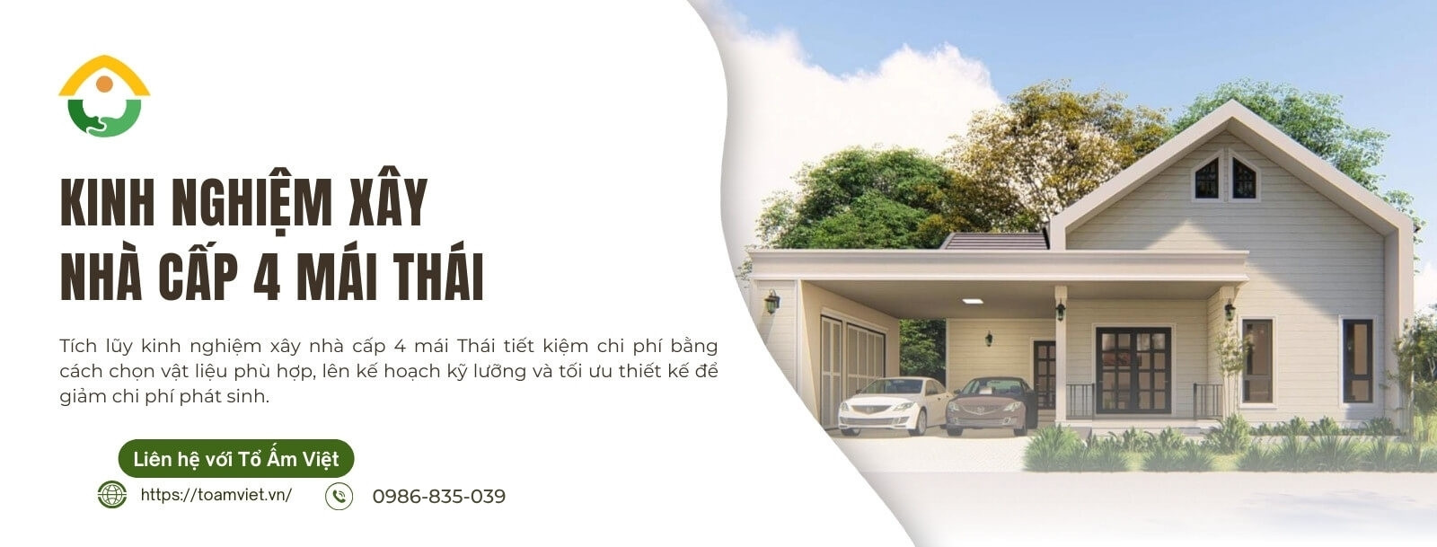 Kinh Nghiệm Xây Nhà Cấp 4 Mái Thái Tiết Kiệm Chi Phí