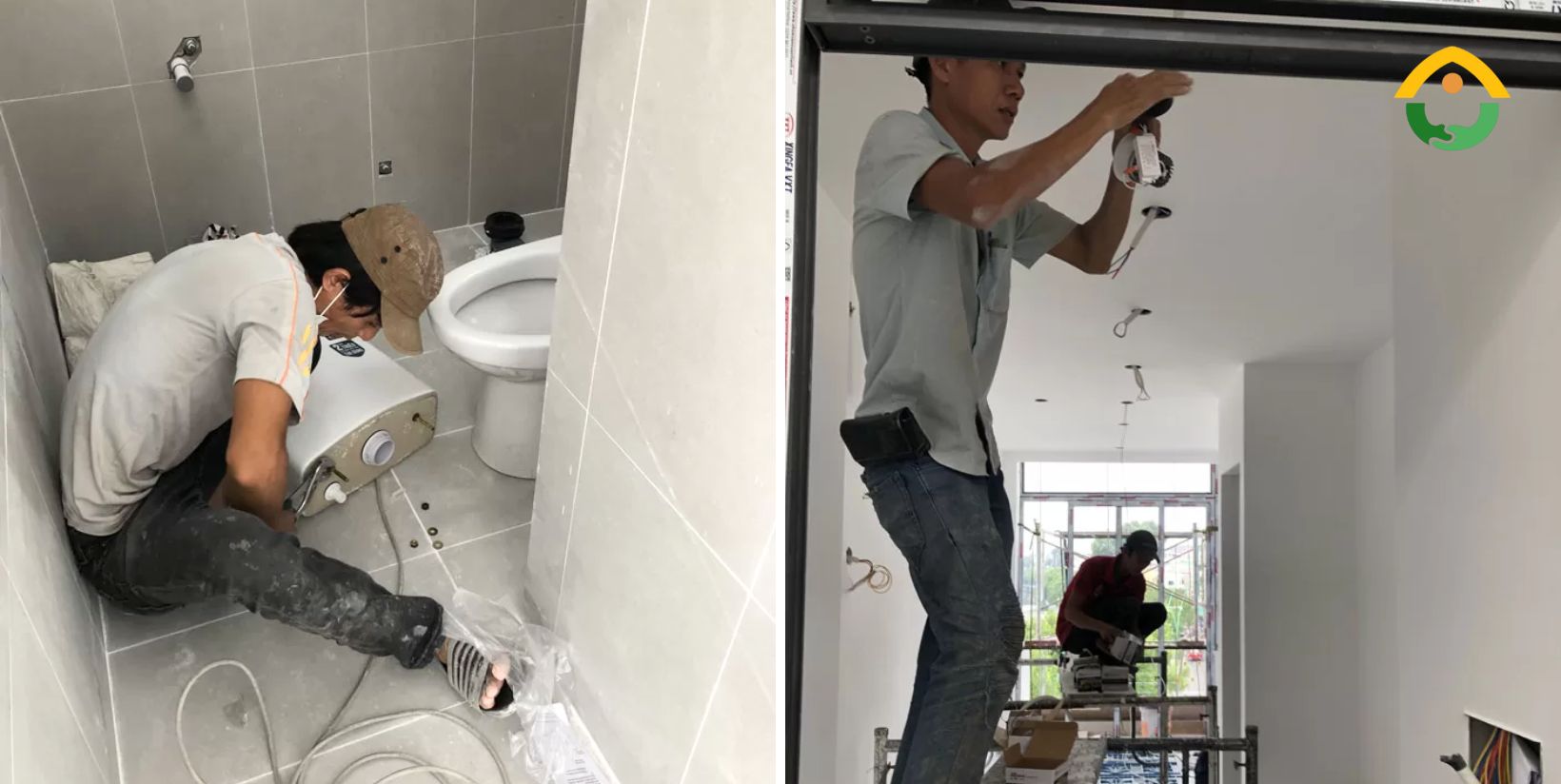 Lắp đặt thiết bị vệ sinh