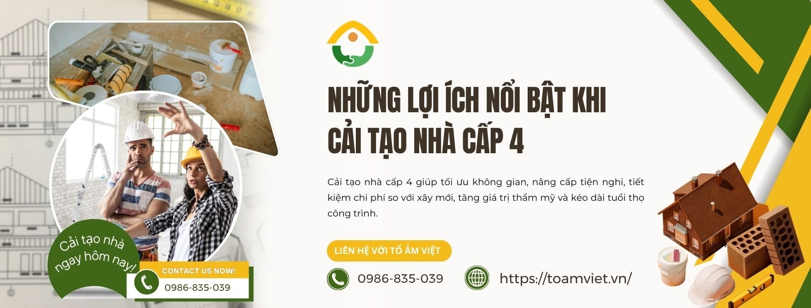 Lợi ích khi cải tạo nhà cấp 4