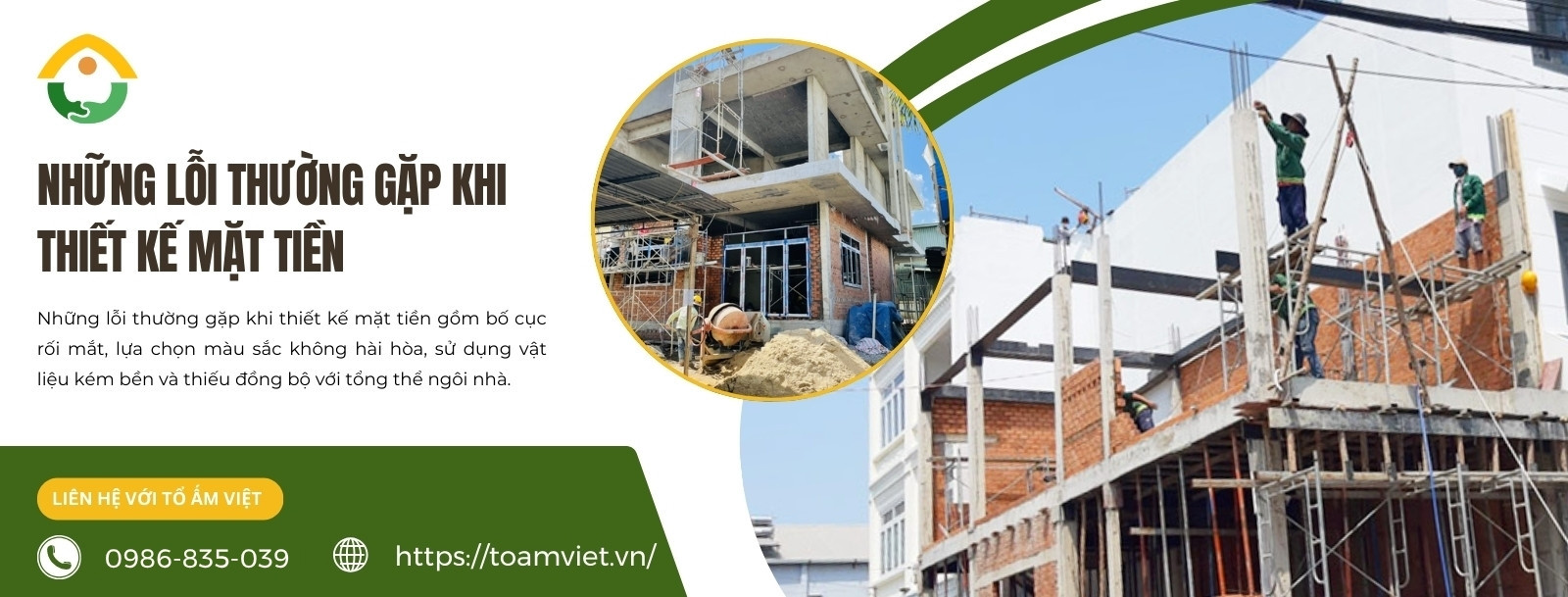 lỗi thường gặp khi thiết kế mặt tiền
