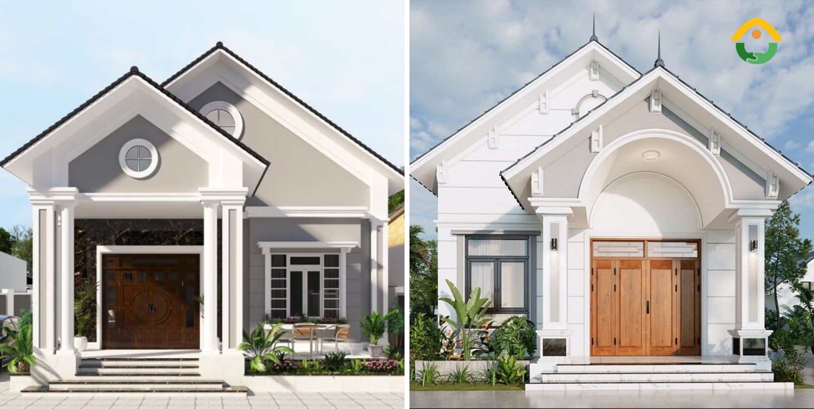 Mẫu thiết kế nhà một tầng giá rẻ 