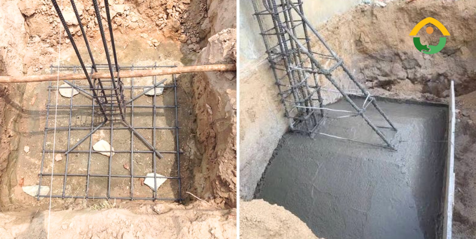 Móng cốc nhà cấp 4 