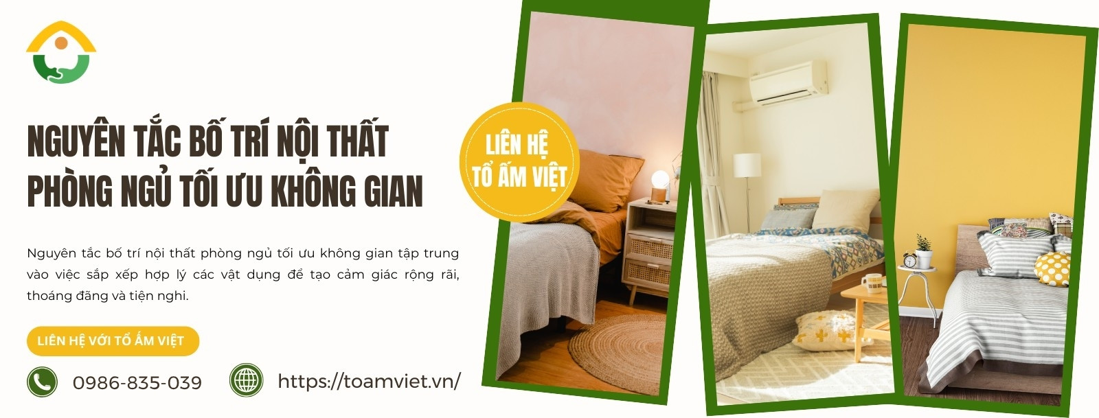 Nguyên tắc bố trí nội thất phòng ngủ