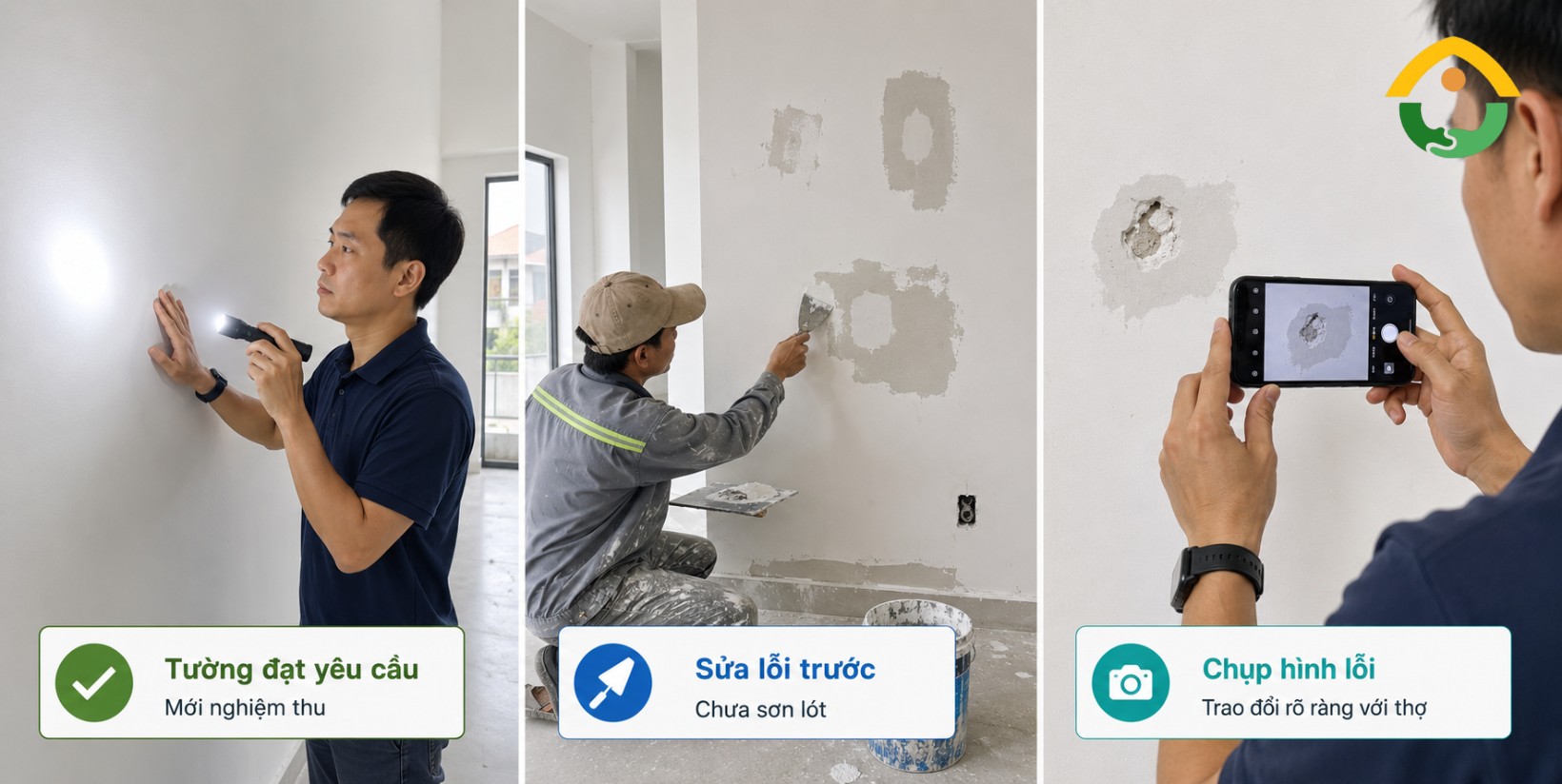 Nguyên tắc làm việc với thợ