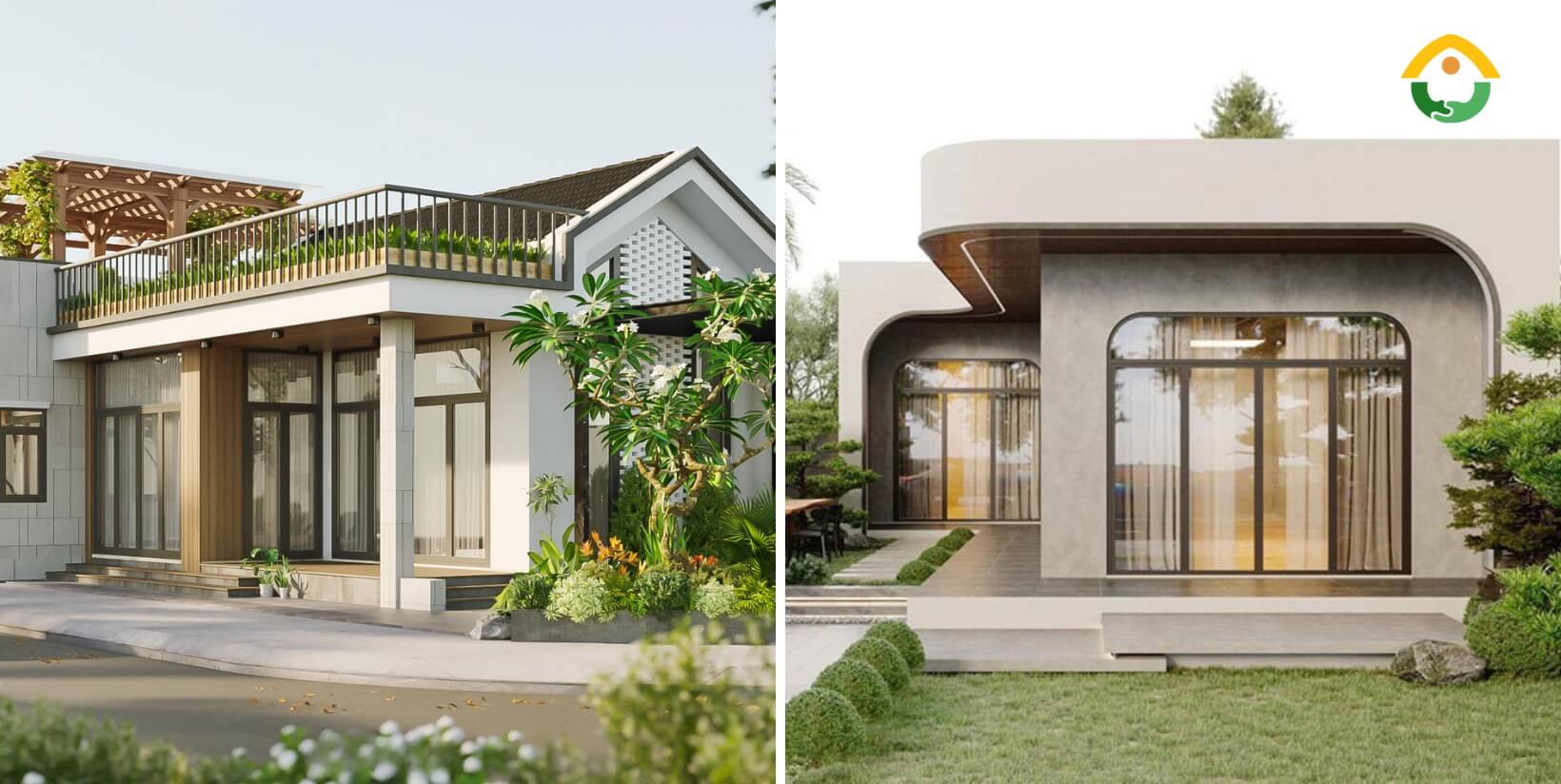 Nhà 1 tầng hiện đại