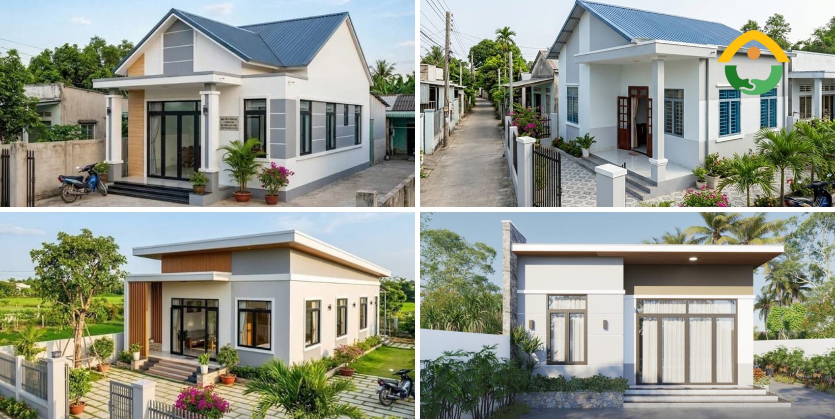 nhà cấp 4 ba phòng ngủ với 300 triệu