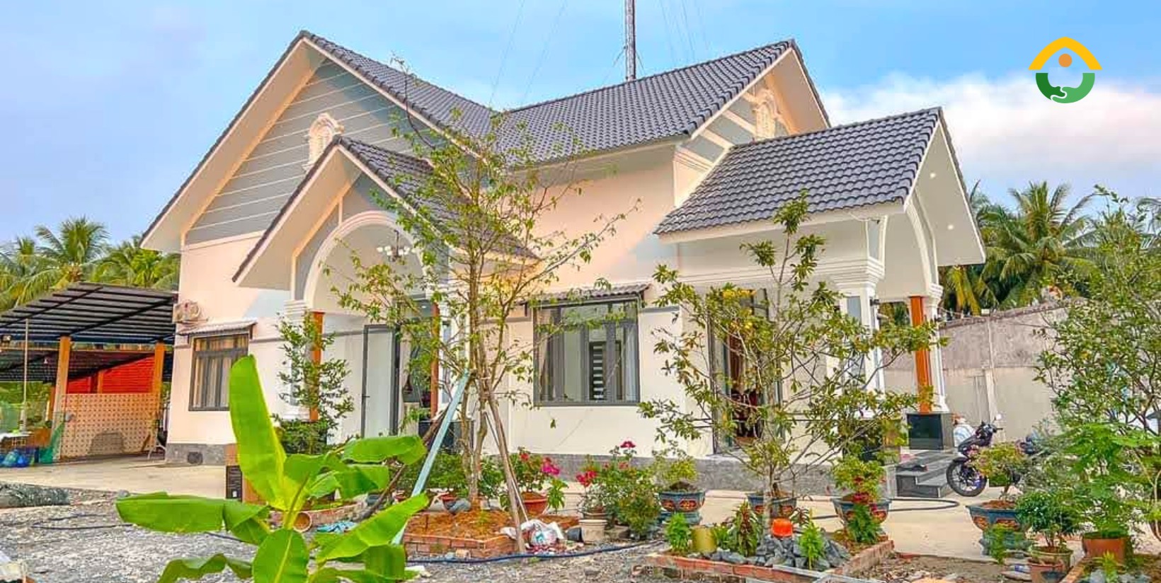 Nhà cấp 4 chữ L mái thái