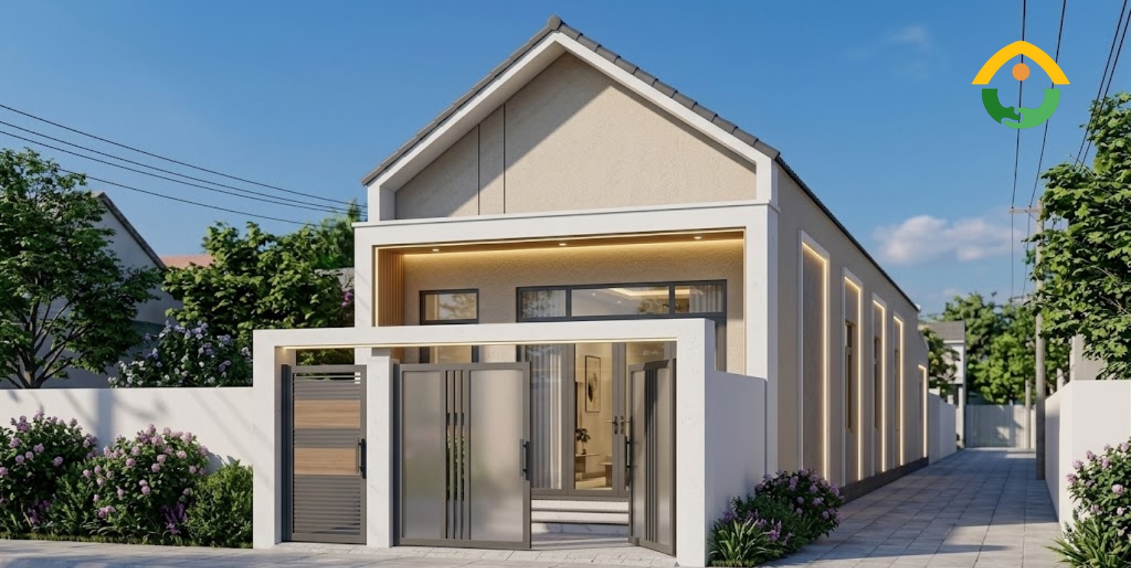 Nhà cấp 4 diện tích 5x20m