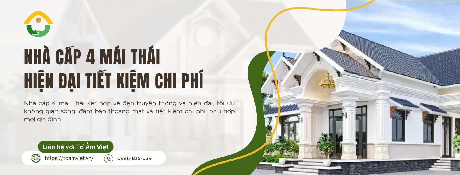 Nhà Cấp 4 Mái Thái – Mẫu Thiết Kế Đẹp, Hiện Đại Và Tiết Kiệm Chi Phí