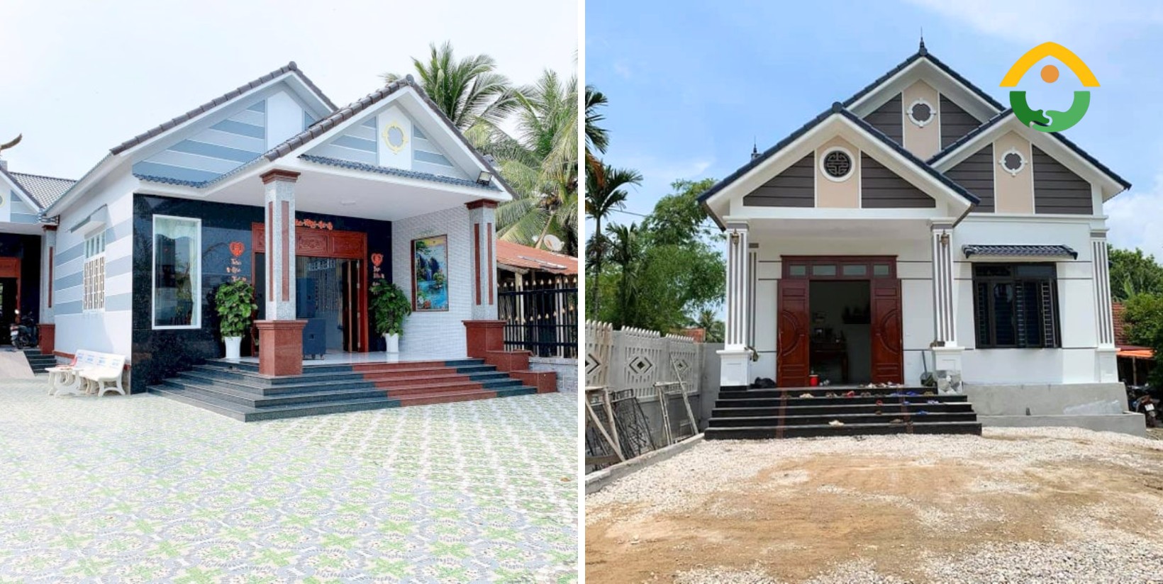 nhà cấp 4 mái thái nông thôn