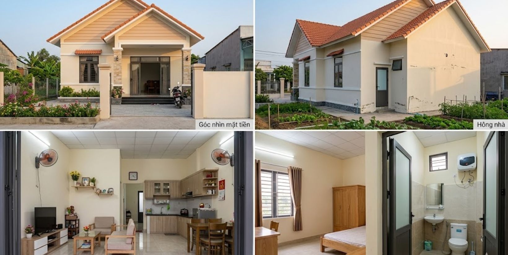 nhà cấp 4 mái thái tại long an