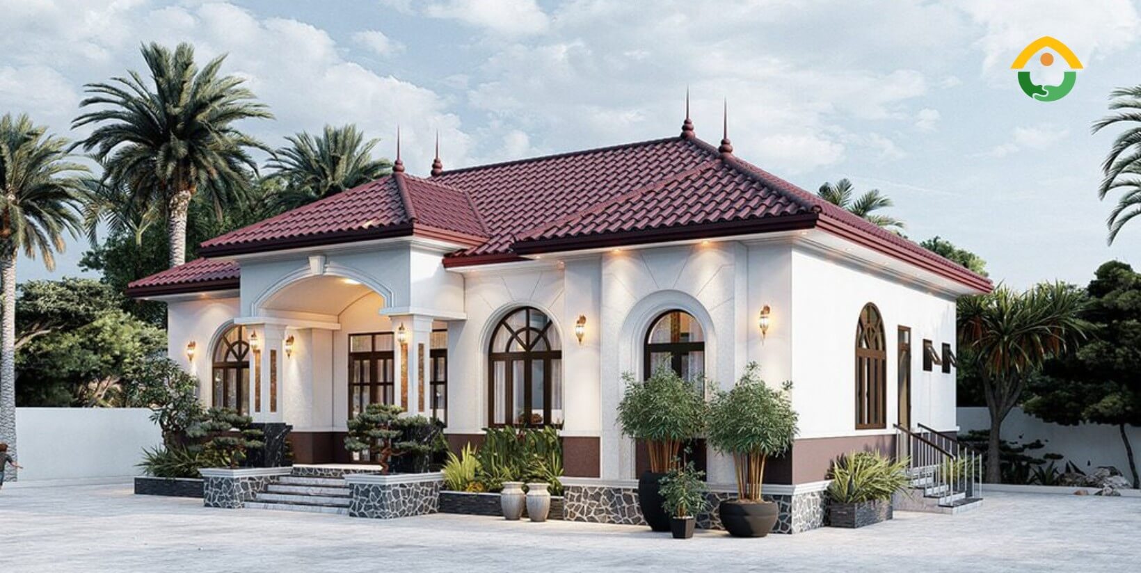 Nhà một tầng tân cổ điển