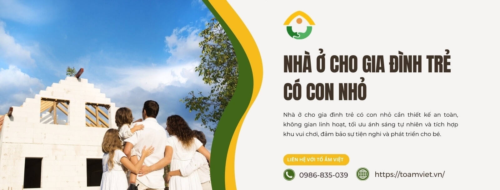 nhà ở cho gia đình trẻ có con nhỏ