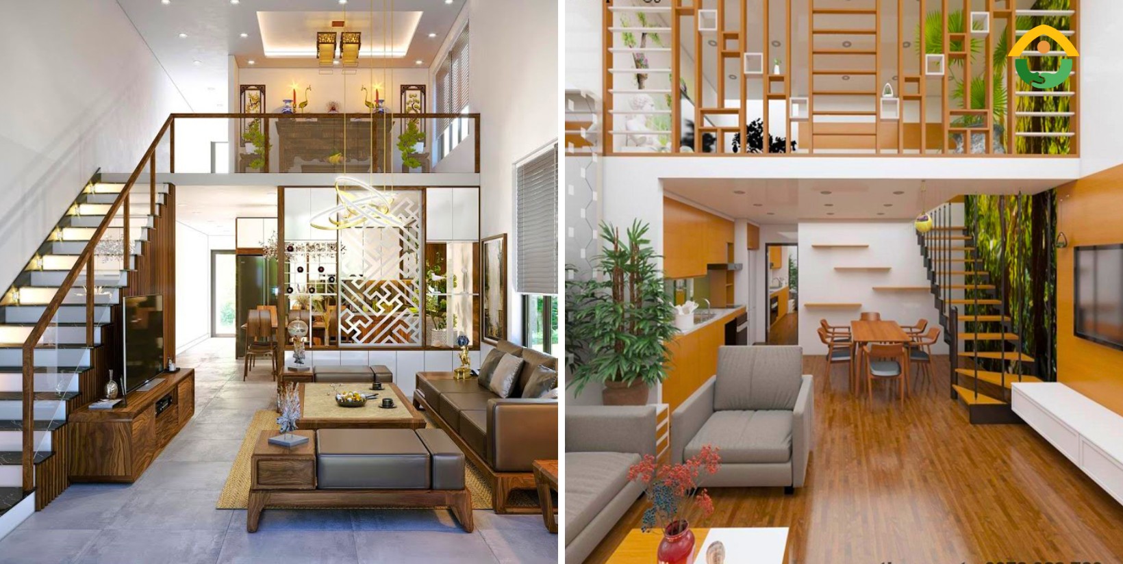Nhà ống cấp 4 có gác lửng