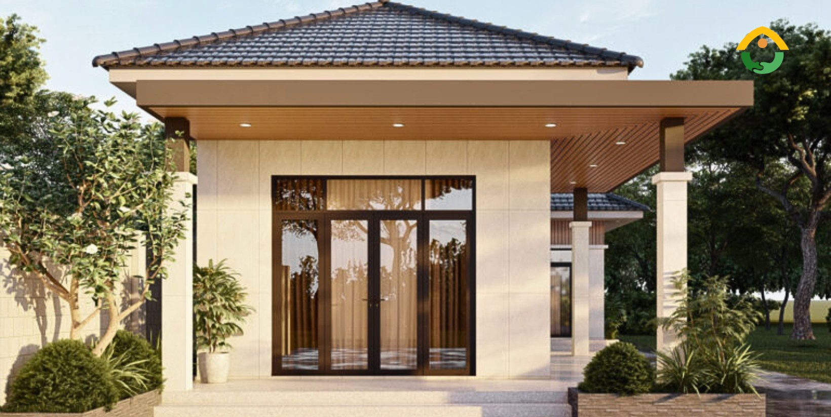 Nhà ống cấp 4 mái thái