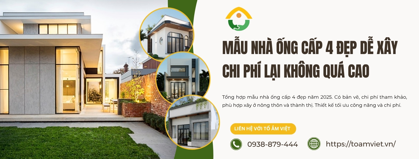 Nhà ống cấp 4 vừa đẹp vừa dễ xây