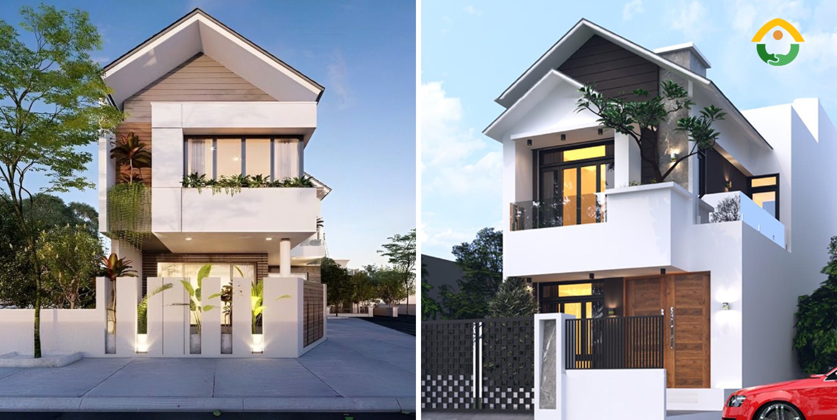 Nhà phố mái thái hiện đại