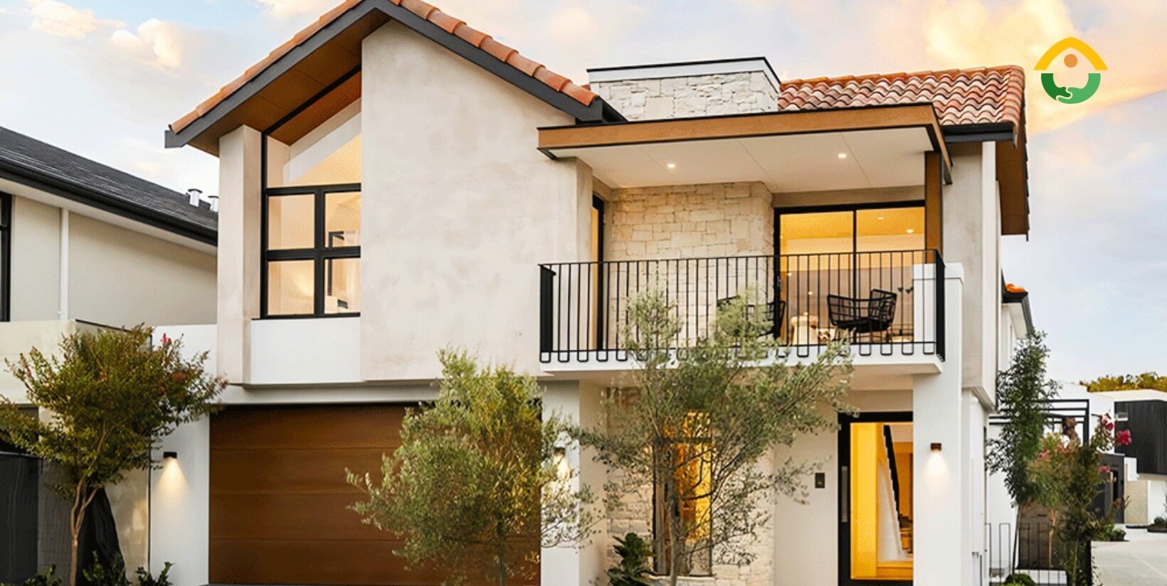 Nhà phố mái thái phong cách nhật bản