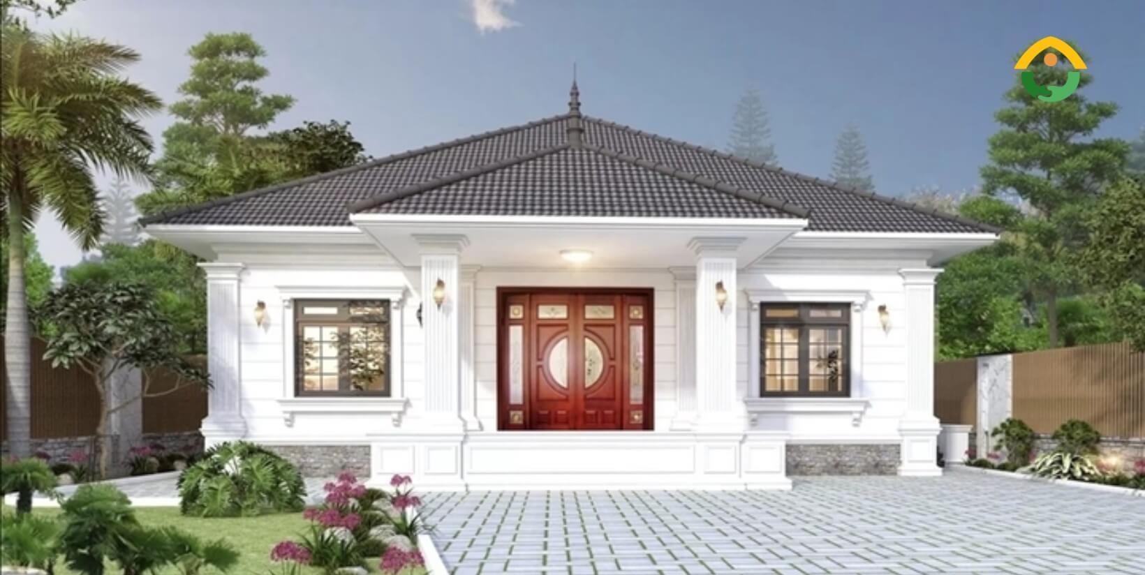 Nhà vuông 1 tầng