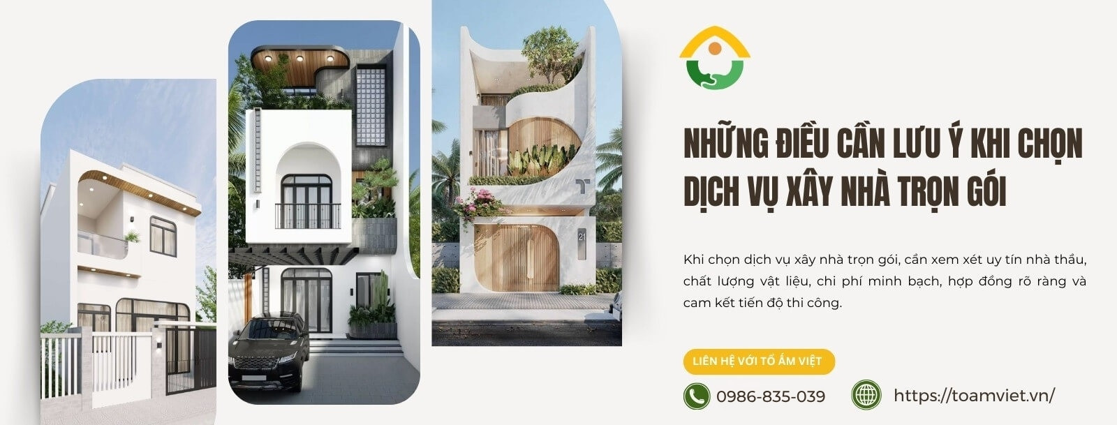 Những yếu tố quan trọng khi chọn dịch vụ xây nhà trọn gói